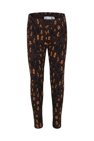 Leggings marrone animalier MINI RODINI KIDS | 2473011016BROWN